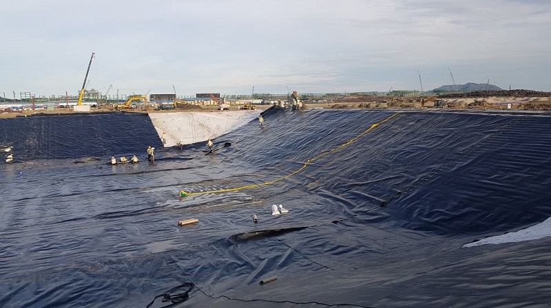 Thi công bạt chống thấm HDPE